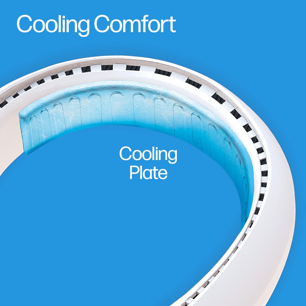 Arctic Air Freedom Ultra Neck Fan, Wearable 3 Speed Neck Cooler, Small Fan For Outdoor & Indoor Use, Usb Rechargeable Fan With 6