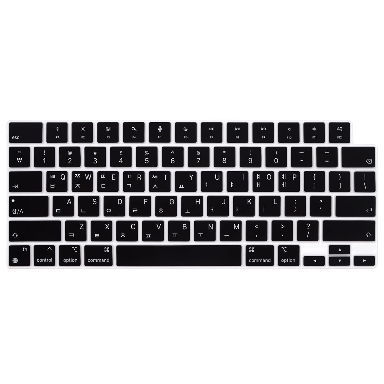 Proelife Korean Keyboard Cover Skin For 2024 2022 Macbook Air 13.6 15 Inch M3 M2 A3113/A3114/A2681/A2941 & 2023 2021 Macbook Pro