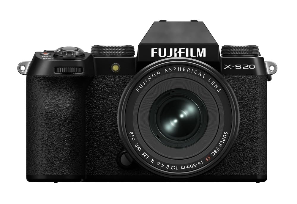 Fujifilm X-S20 Mirrorless Digital Camera XF16-50mmF2.8-4.8 R LM WR - Black