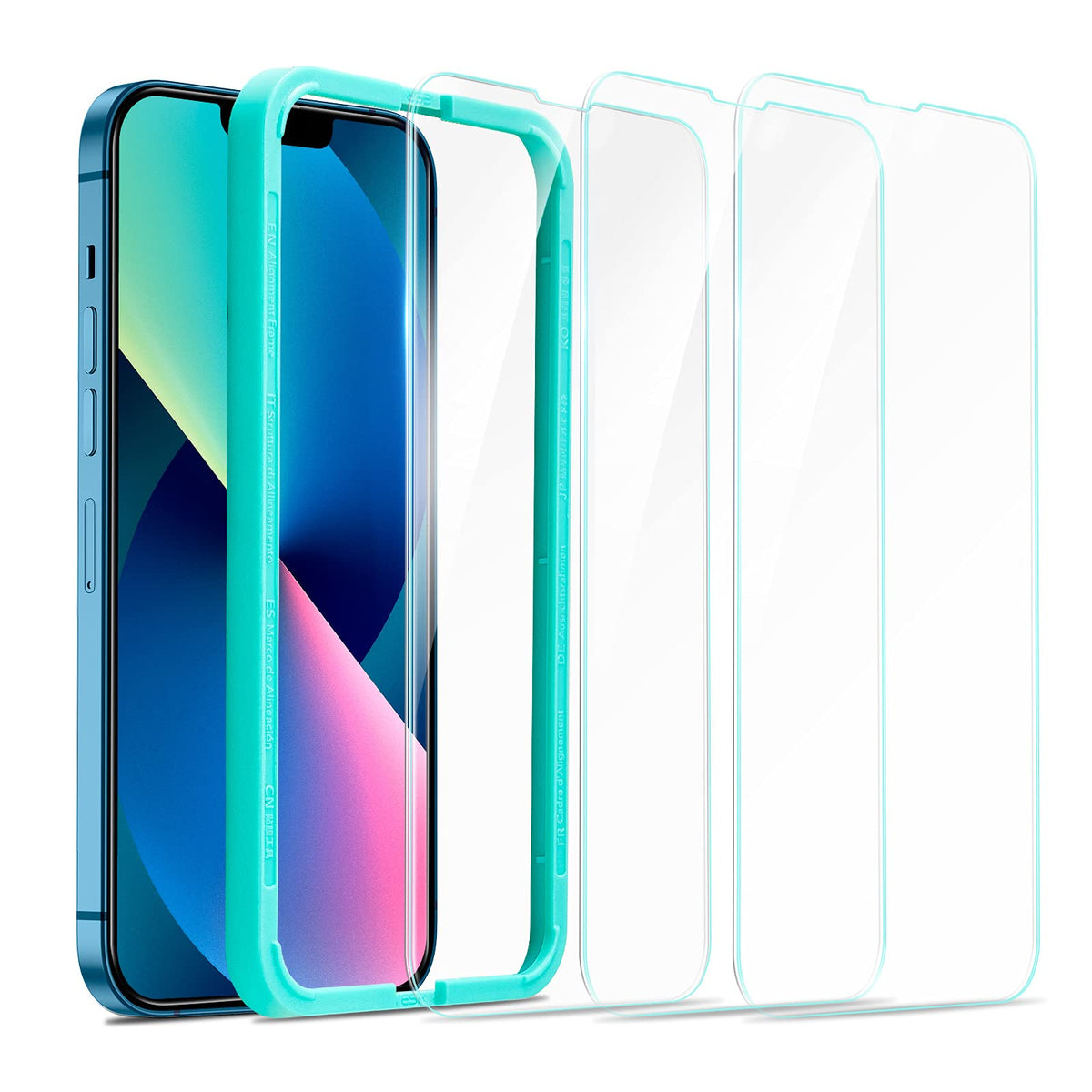 Esr Tempered Glass Screen Protector Compatible With Phone 54 Inch 2021, With Easy Installation Frame, 3 Pack