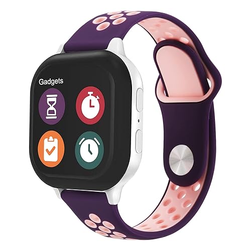 Kuaguozhe Compatible With Gizmo Watch Band Replacement For Kids, Breathable Soft Silicone Band Compatible With Gizmo Watch 3/2 /
