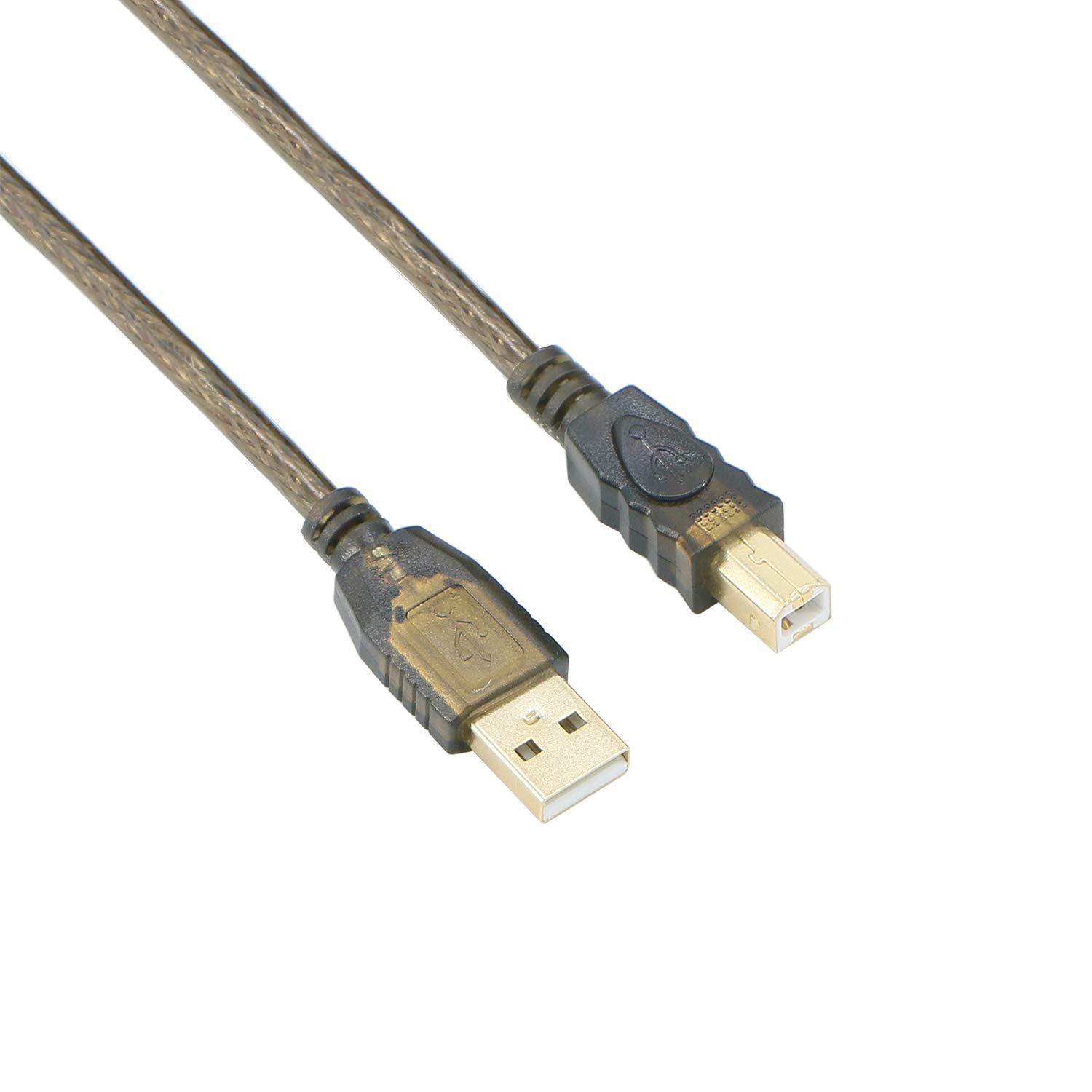 Pasow Usb 2.0 Cable A Male To B Male Cable For Printer Scanner (50 Feet)
