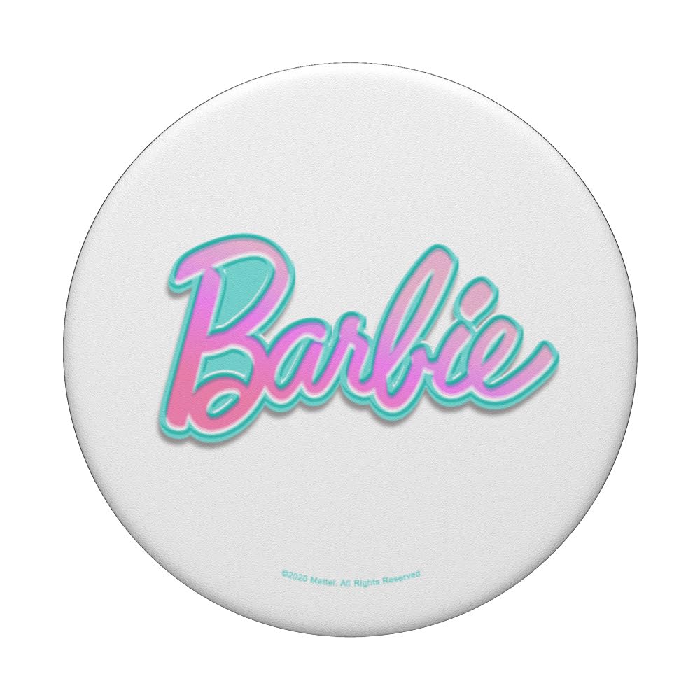 Barbie   Embossed Logo Popsockets Standard Popgrip