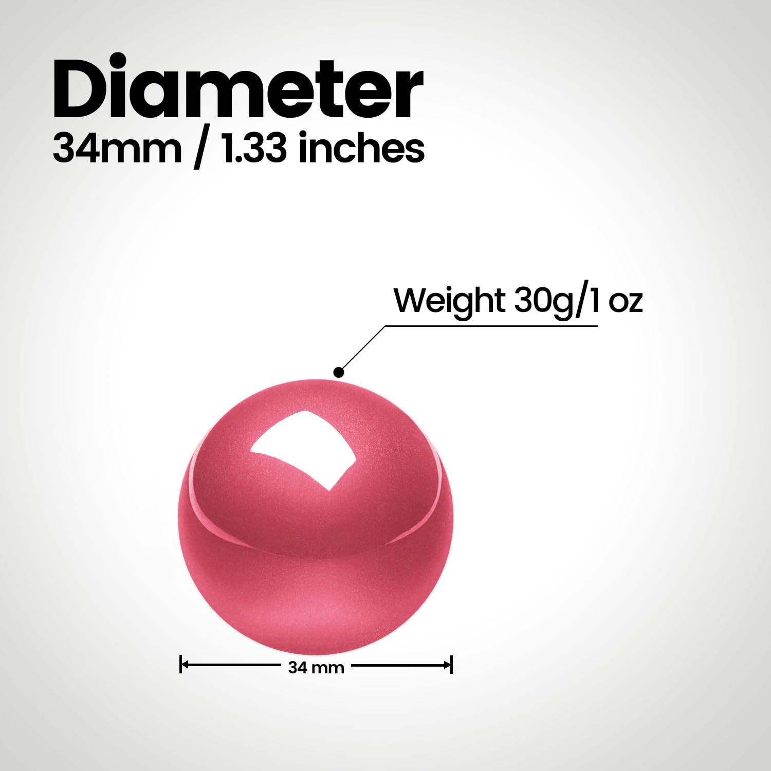 Perixx Peripro 303 1.34 Inches Trackball   Replacement Ball For M570, Perimice 517/520/717/720, And Other Compatible Trackball M