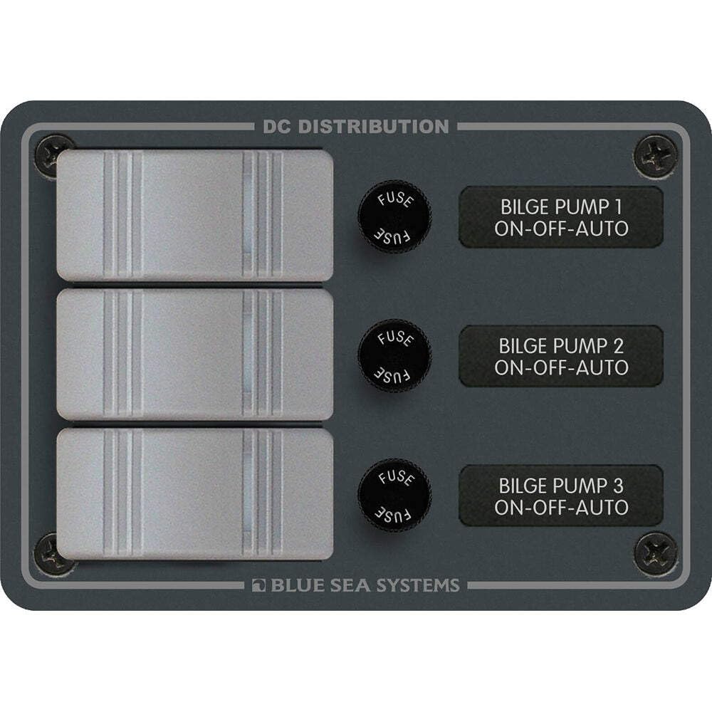 Blue Sea 8665 Contura 3 Bilge Pump Control Panel,WBHDWB0BDSL4D5K