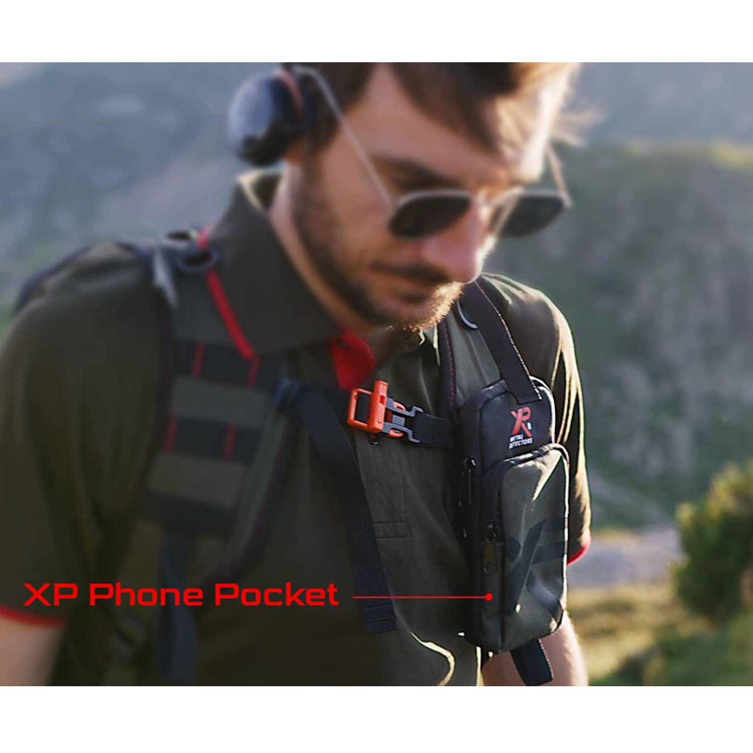 Xp Phone Pocket To Safely Store Your Mobile Phone, Your Remote Control Or Your Small Finds, With Molle Attachment Systems (Xppho