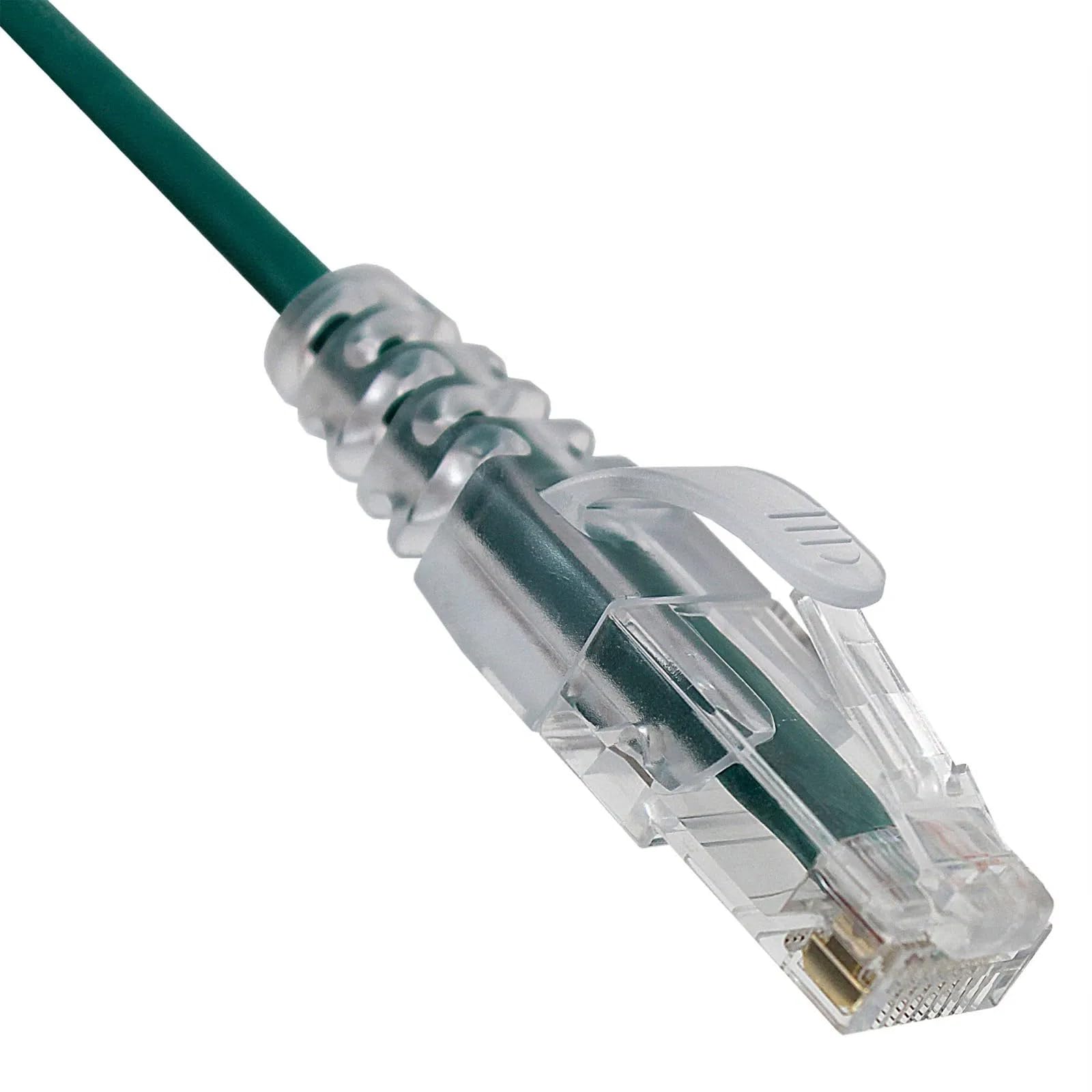 Futureonics Slim Cat6a Ethernet Cable 7 Ft (50 Pack) Indoor & Outdoor 10 Gigabit Snagless Molded Booted Ultra Thin Networking Wi