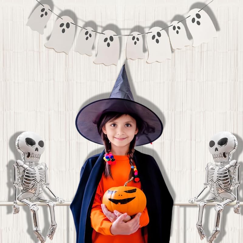 Braveshine Tinsel Photo Backdrop Curtains   2 Pack 3.2X8.2Ft White Foil Fringe Streamer Curtain For Birthdays, Christmas,Engagem