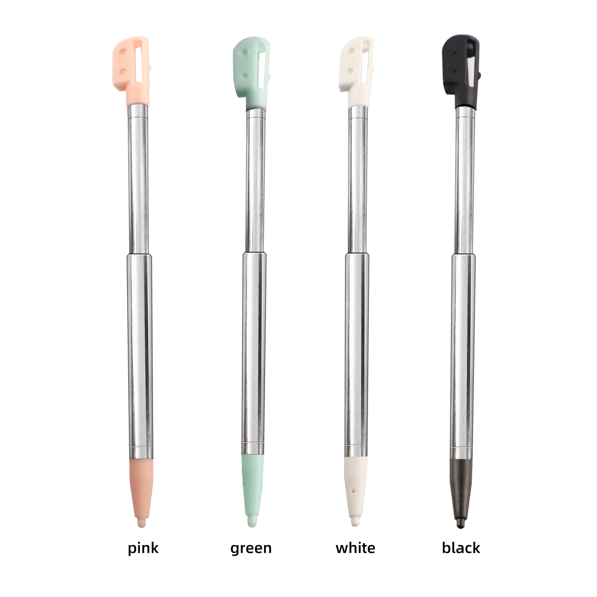 Ds Lite Stylus Pen, Metal Retractable Replacement Stylus Compatible With Nintendo Ds Lite, 4In1 Combo Touch Styli Pen Set Multi