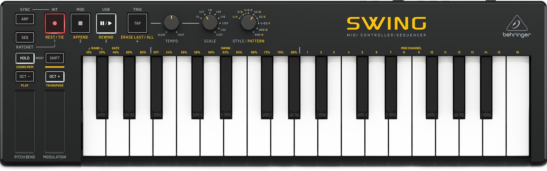Behringer Swing 32 Key Usb Midi Keyboard Controller
