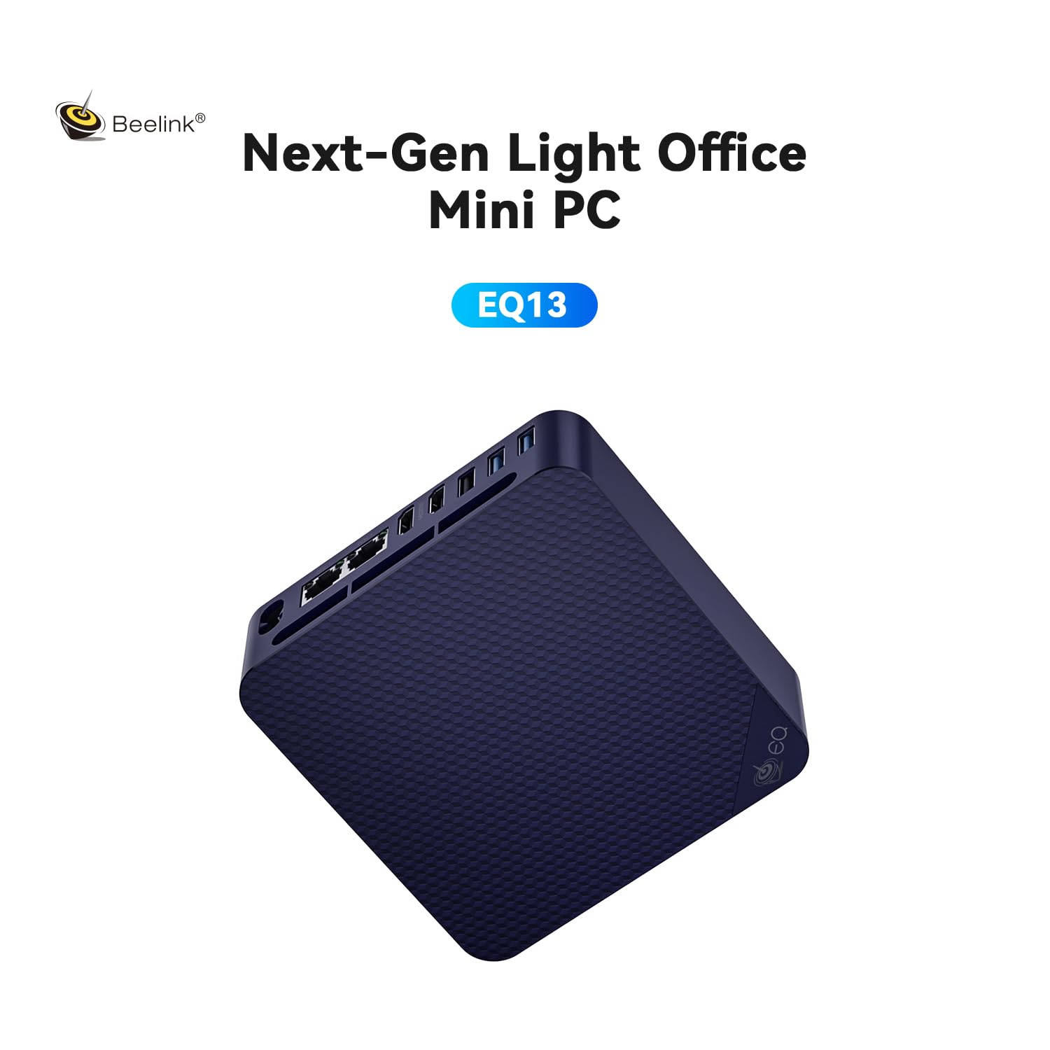 Beelink Mini Pc, Eq13 Mini Computers Alder Lake N100(Up To 3.4Ghz) 4C/4T, Desktop Computers 16G Ddr4 Ram 500G Ssd 4K 60Hz Dual H