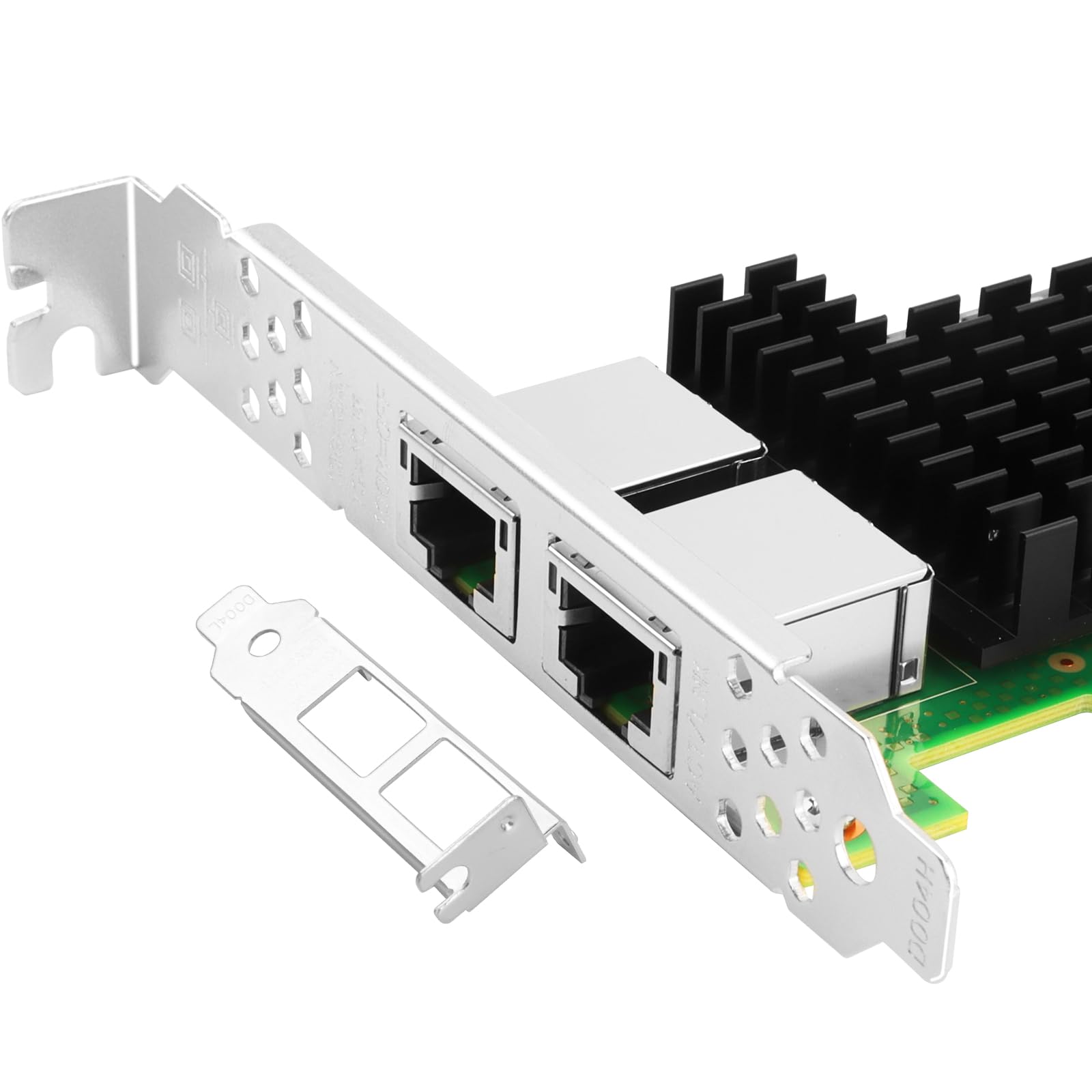 Vogzone 10Gb Pci-E Nic Network Card For Intel X710-T2L, 2.5Gbe/5Gbe/10Gbe Copper Dual Rj45 Ports, With Intel X710-At2 Chip,10Gbe