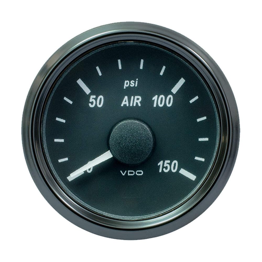 Vdo Singleviu 52Mm (2-1/16'') Air Pressure Gauge - 150 Psi - 0-180 Ohm,WBEEAB0BBSPQG1J