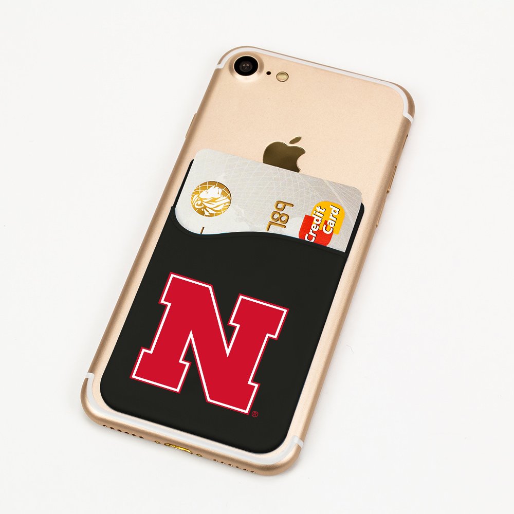 Guard Dog Silicone Credit Card Holder/Phone Wallet - Nebraska Cornhuskers