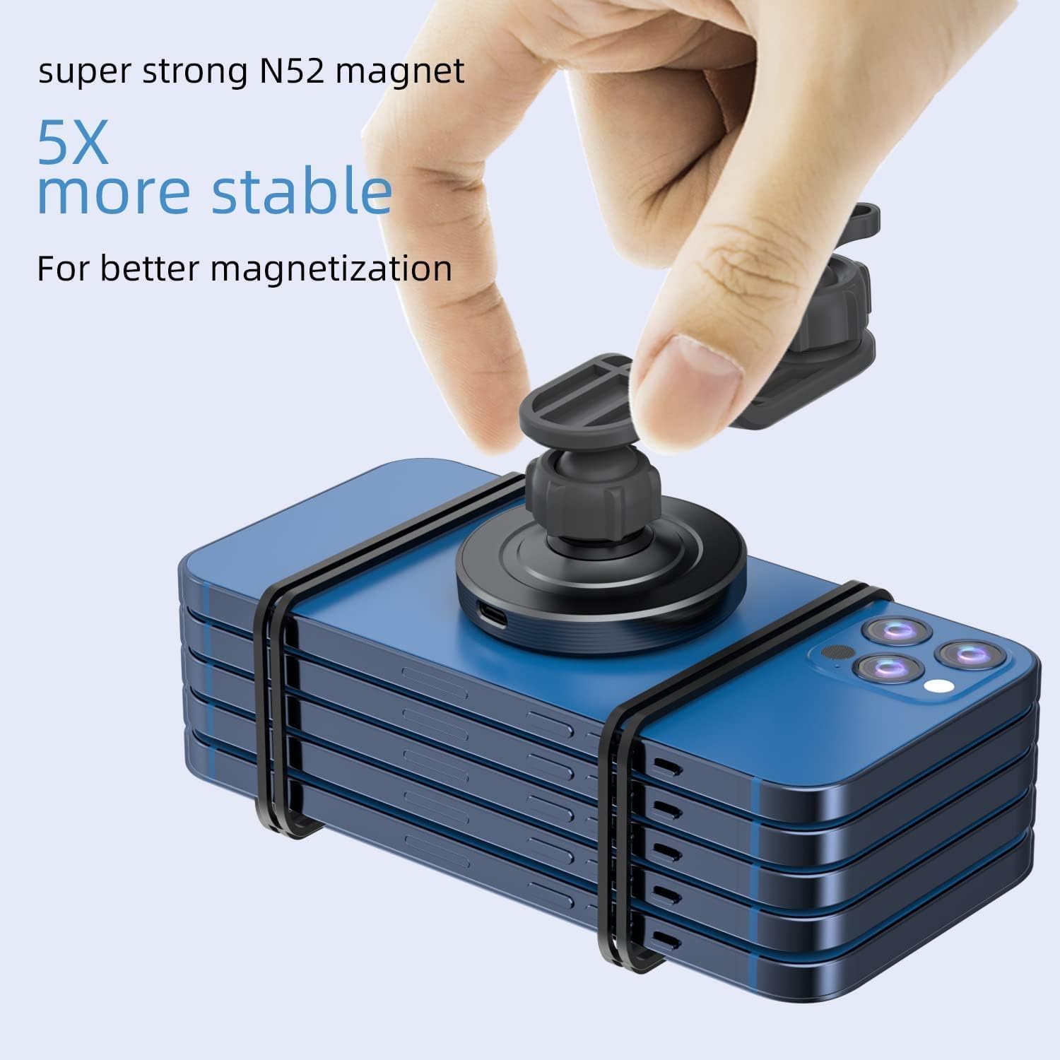 For Magsafe Car Mount Wireless Charger, Super 15W Fast Charging Compatible With Iphone16/15/14/13/12 /Pro/Max/Plus/Mini, Lengthe