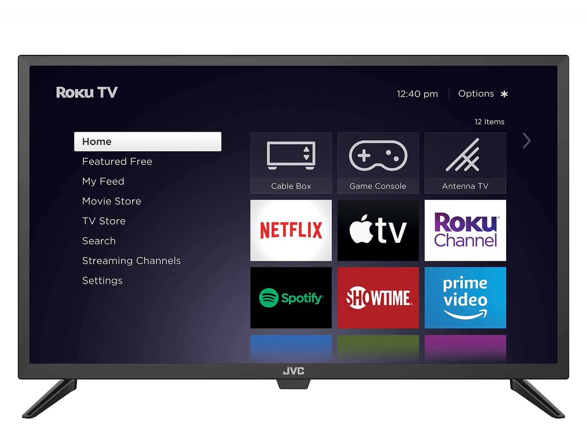 Jvc 32 Inch 720P Hd Led Roku Smart Tv With Voice Control App, Airplay, Screen Casting, & 300+ Free Streaming Channels (Lt32Maw2)