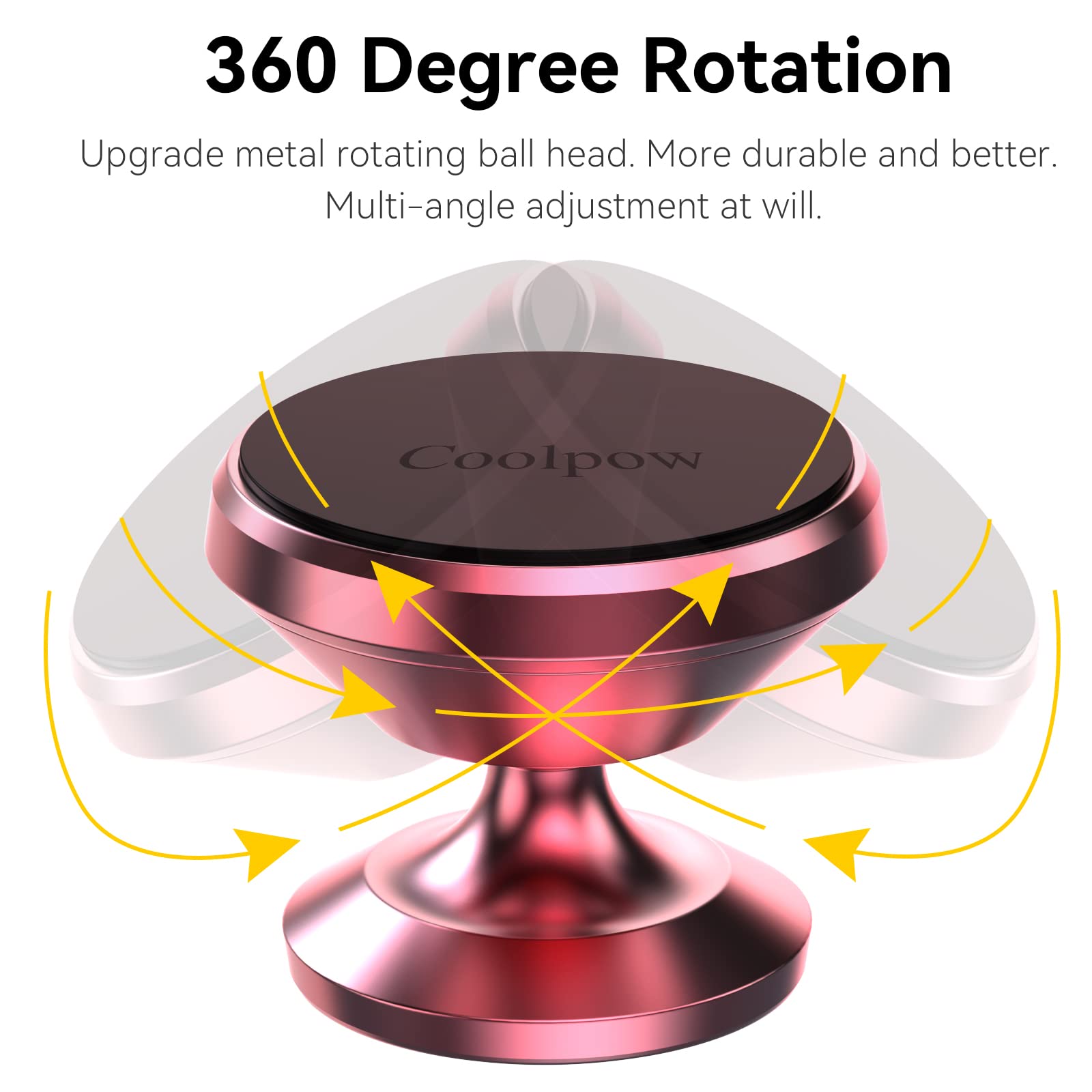 ?2-Pack? Magnetic Phone Holder For Car Phone Holder Mount?Strong Magnet? Phone Mount For Car Mount For Iphone Magnetic Car Phone