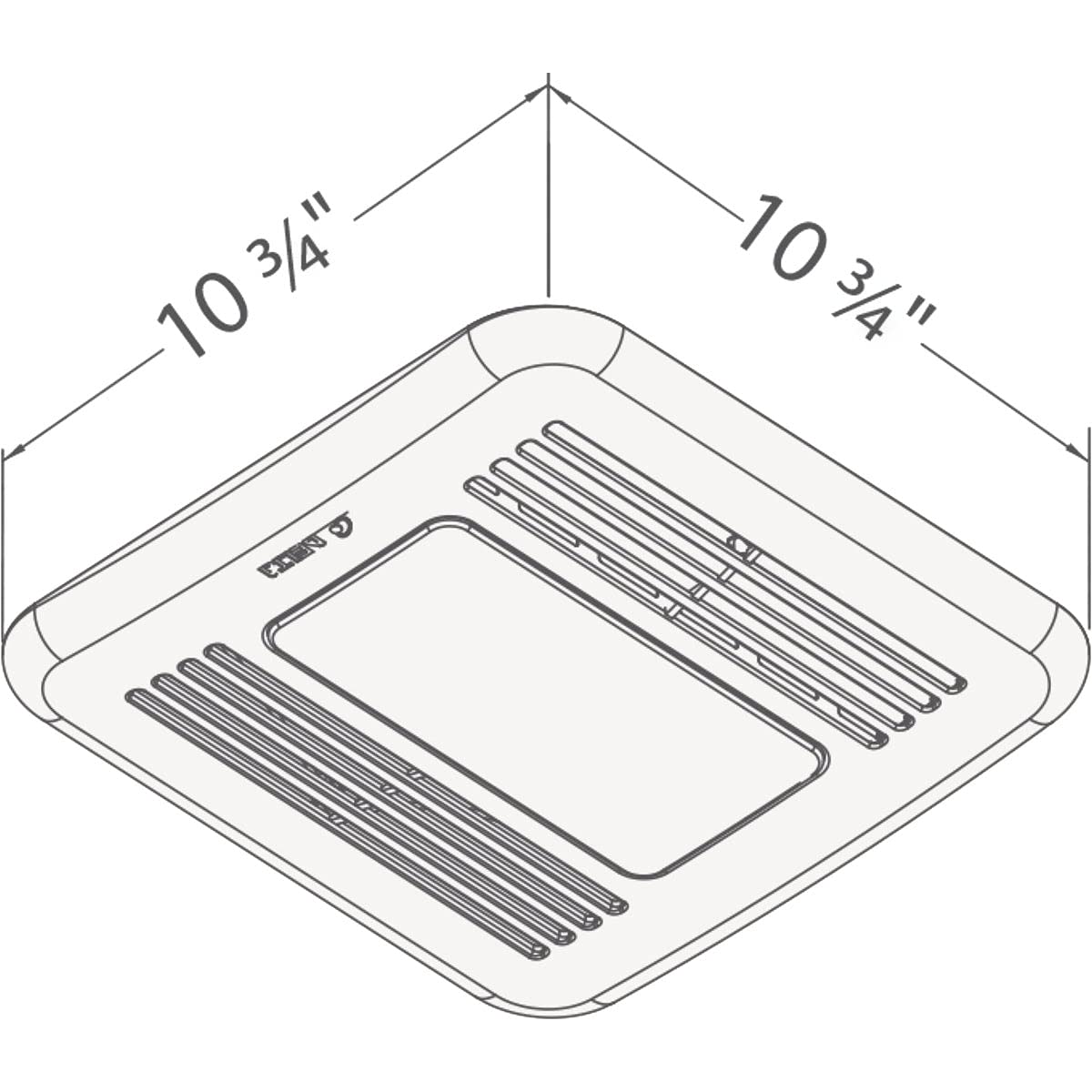 Homewerks Worldwide Vent Fan W/Light 80Cfm
