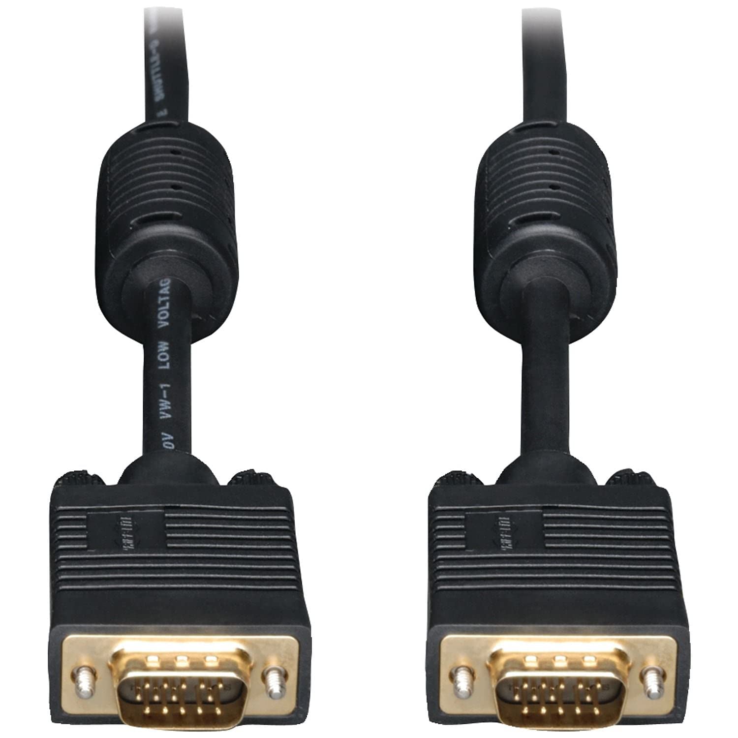 Tripp Lite Vga Coax Monitor Cable, High Resolution Cable With Rgb Coax (Hd15 M/M) 6 Ft.(P502 006)
