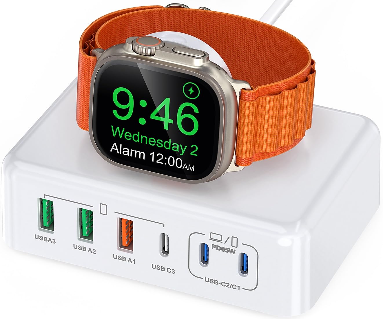 170W USB C Charging Station Block, Travel Charger for Multiple Devices, USB C Charger Plug for iPhone 17 16 15 14 13 Series, App