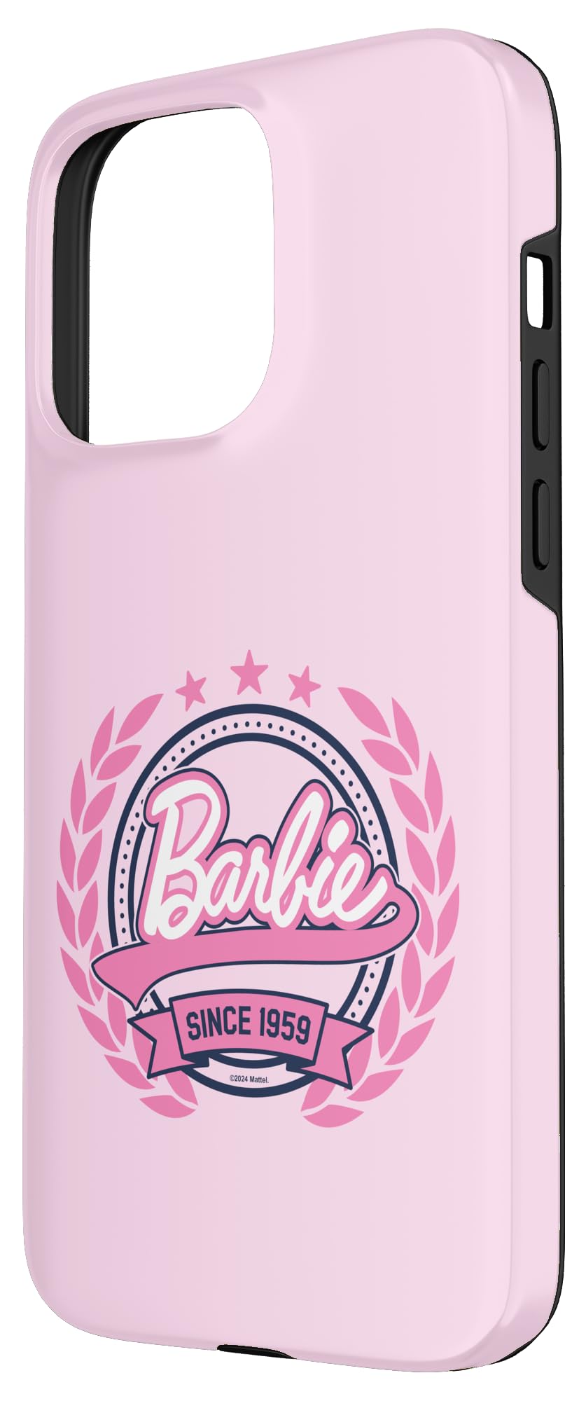 Iphone 15 Pro Max Barbie   Varsity Collegiate Seal Since 1959 Logo Case