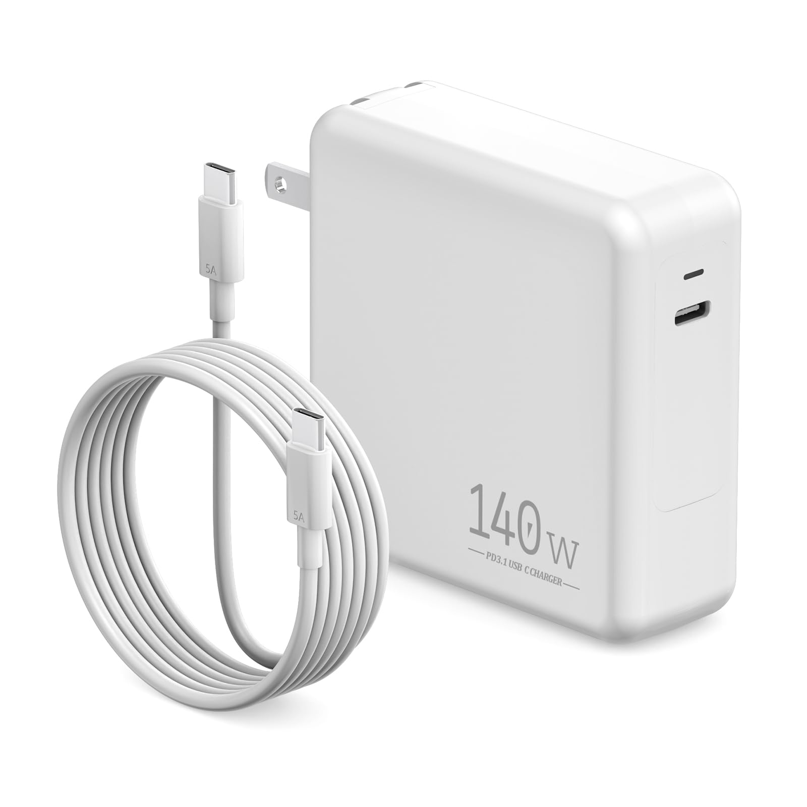 Compatible with Mac Book Pro Charger 140W USB C Fast Charger Adapter