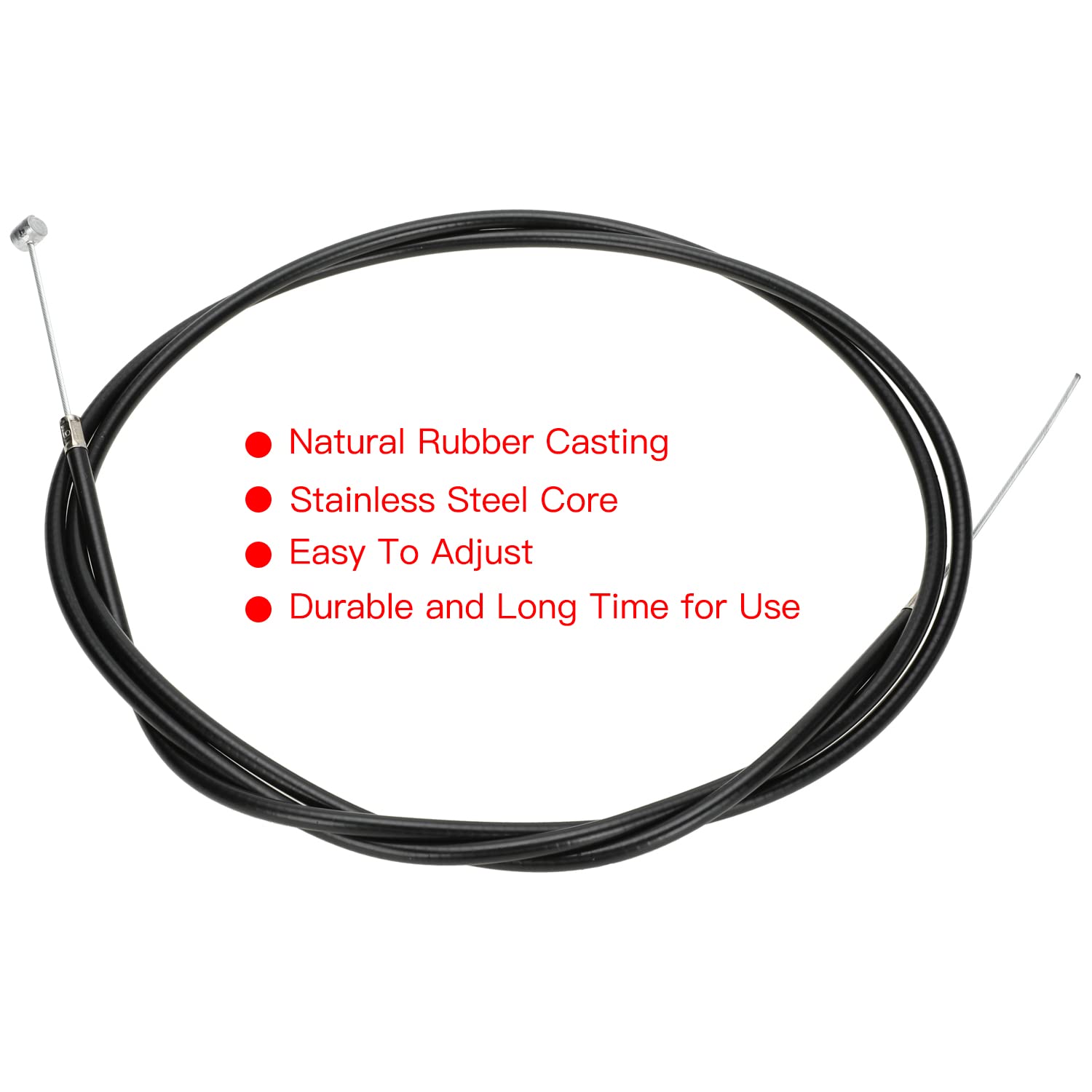 Yoxufa 61'' 155Cm Mini Bike Brake Cable For Baja Doodle Bug Db30 Coleman Ct100U Cc100X Motovox Mbx10 Mbx11 Blitz Dirt Bug Racer