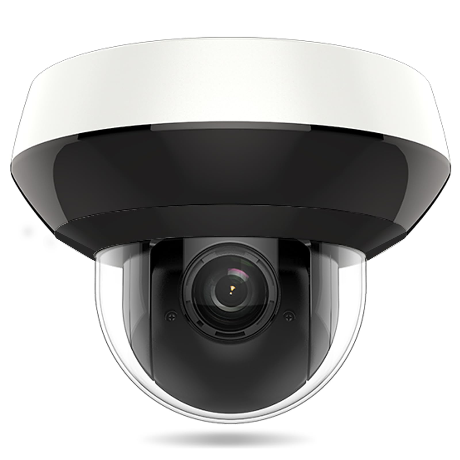 6Mp Mini Ptz Dome Poe Ip Camera Outdoor With Pan Tilt, 3X Zoom, 2.8 8Mm Motorized Varifocal Lens, H.265, Ip66, Compatible With H
