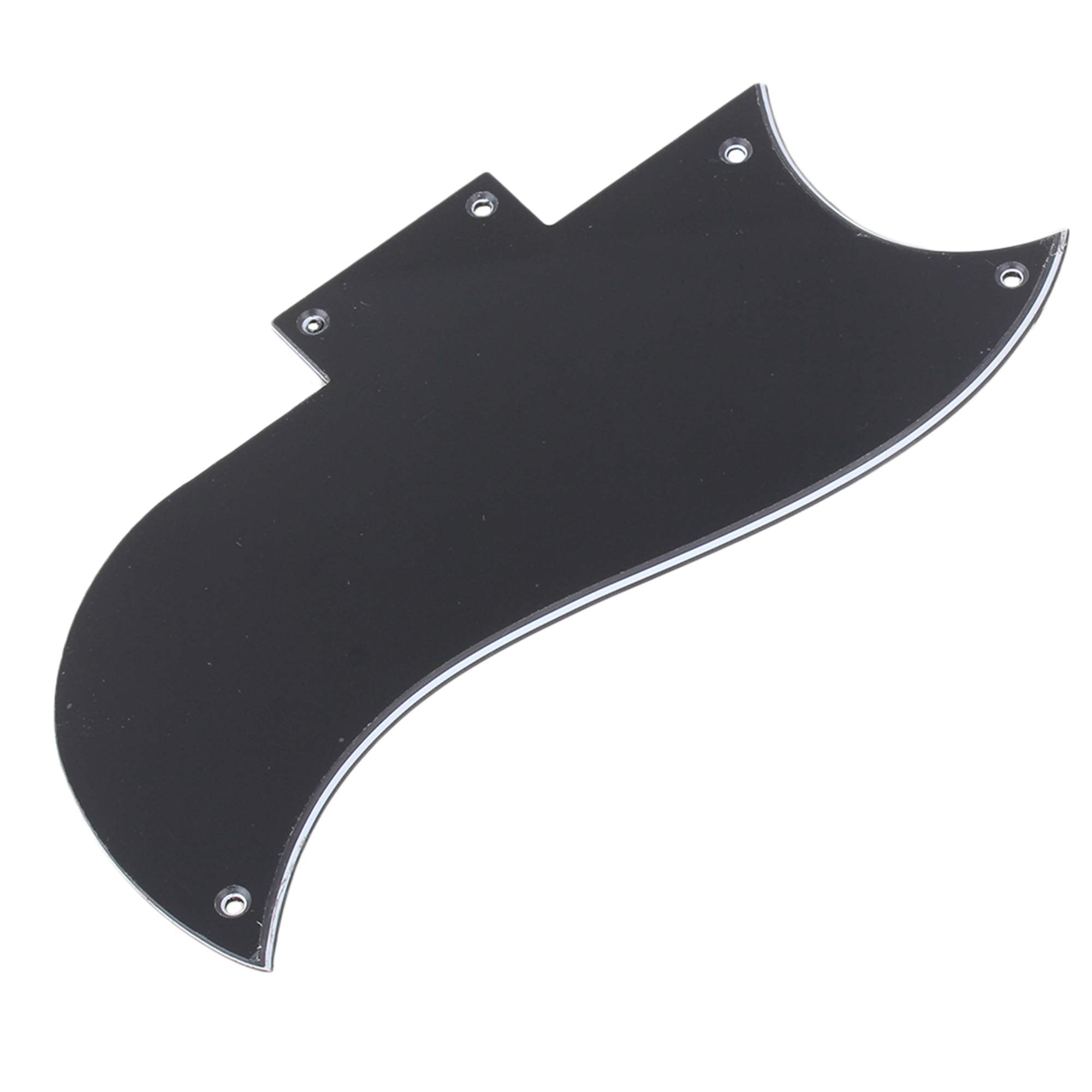 Pickguard For Sg 3 Ply Black 2 Humbucking 5 Holes Guitar Pickguard