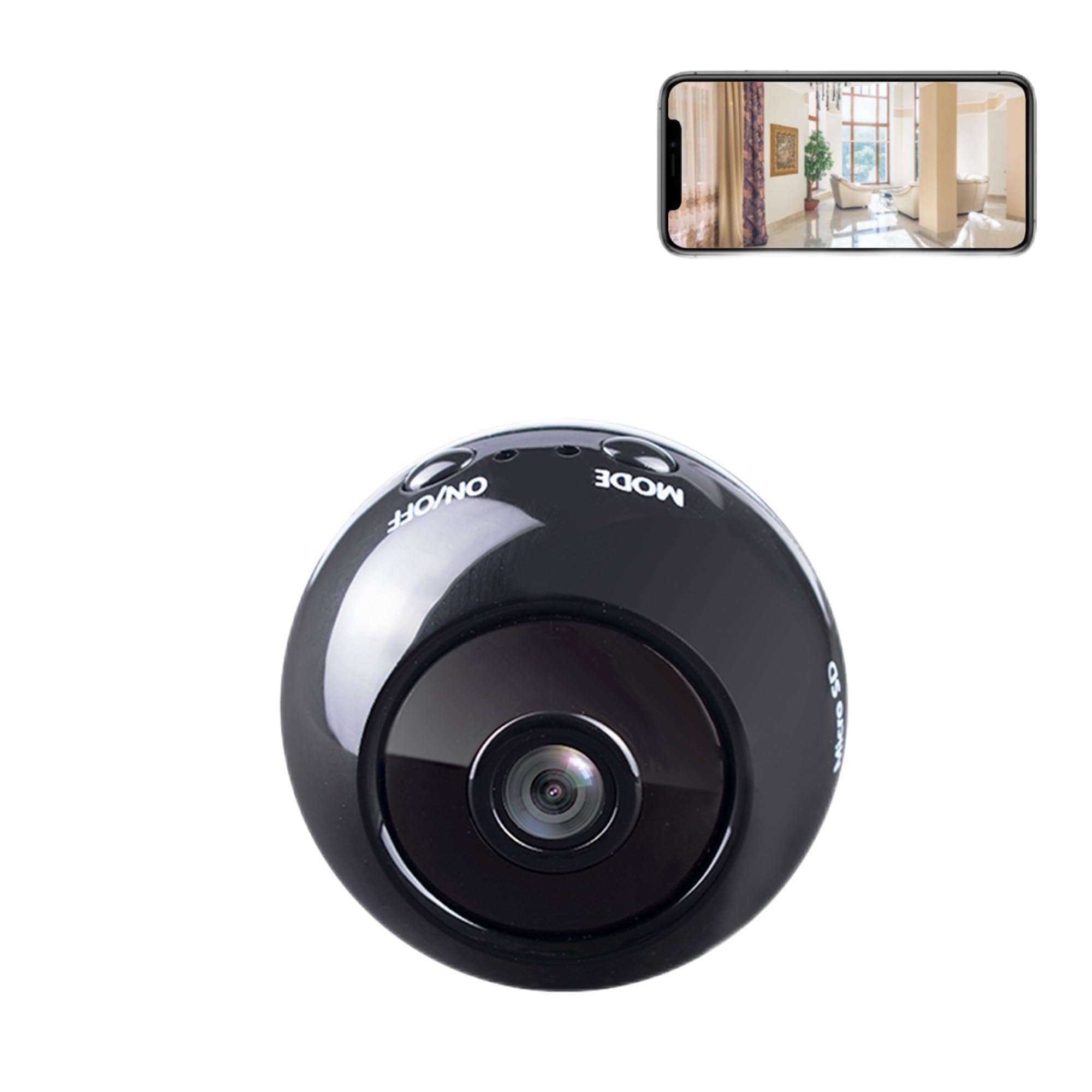 Konleya Indoor Home Security Camera Wireless, 1080P Wifi Baby Monitor With Camera Infrared Night Vision, Camera Outdoor Wireless