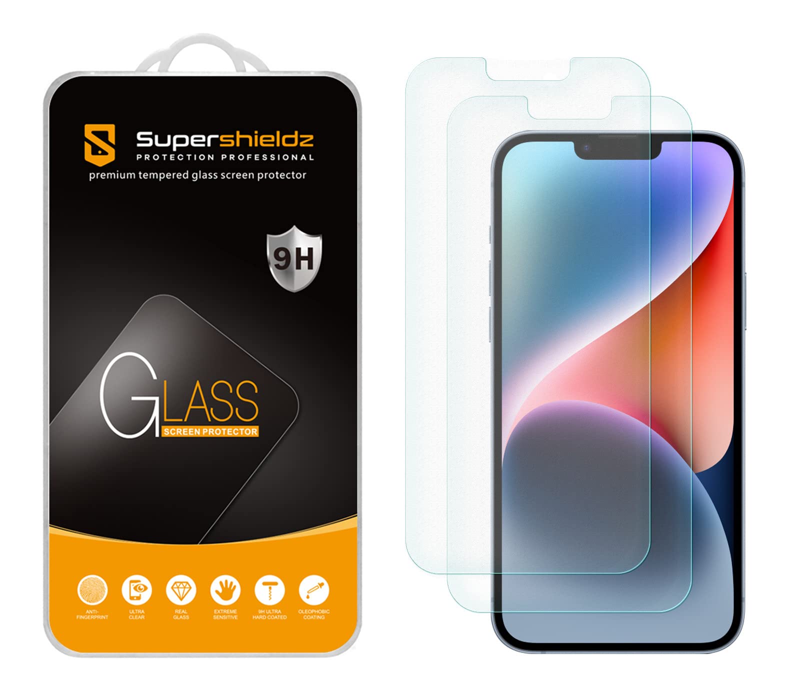 (2 Pack) Supershieldz Anti Glare (Matte) Screen Protector Designed For Iphone 14 Plus/Iphone 13 Pro Max (6.7 Inch) [Tempered Gla