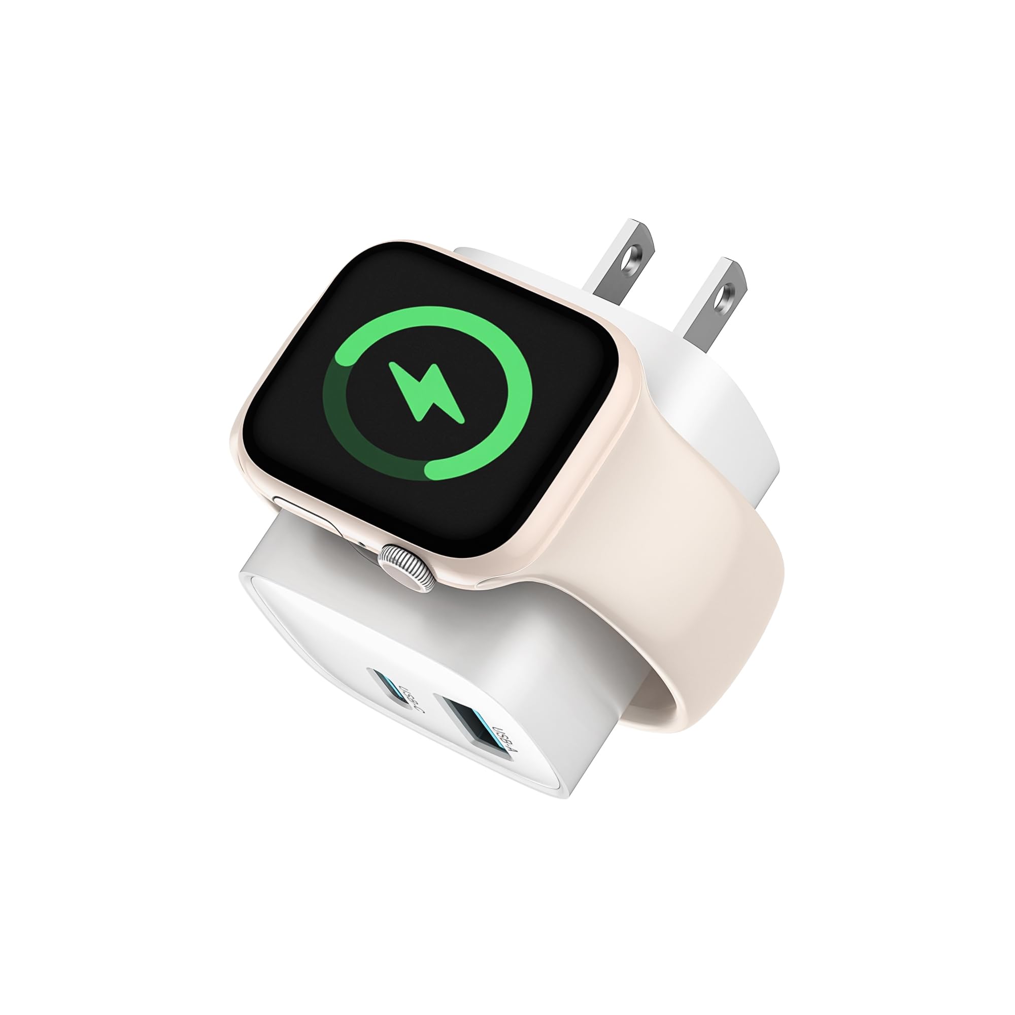 TESSAN Charging Blocks for Apple Watch Charger, USB C Charger Block 3in1