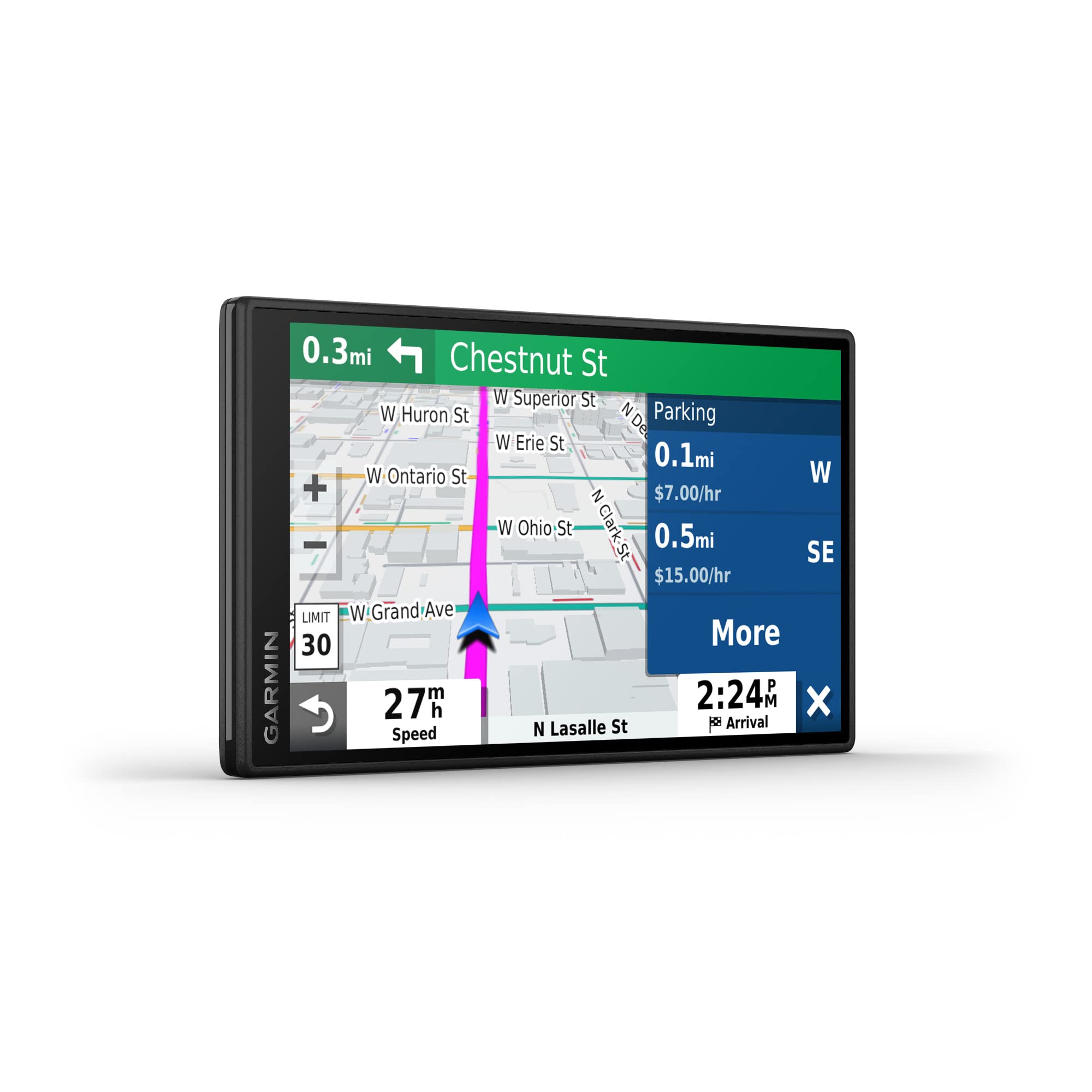 Garmin Drivesmart 55 And Traffic, Gps Navigator, 5.5    Display, Simple On Screen Menus, Easy To See Maps