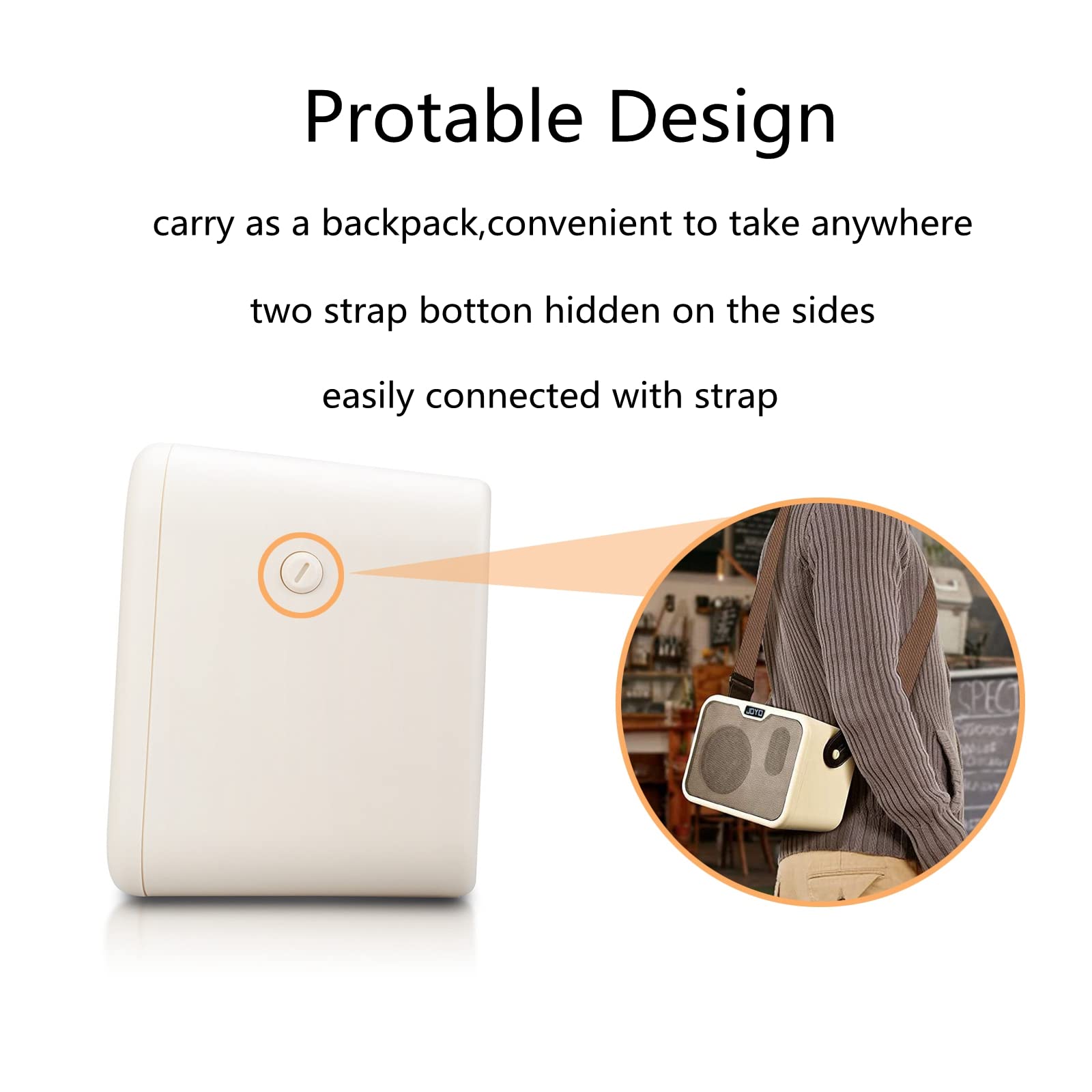 Sunyin Bass Amp Combo Portable 10W Bass Amplifier With 10Ft Guitar Cable Ma-10B Dual Channel Mini Bass Amplifier Practice Bass I