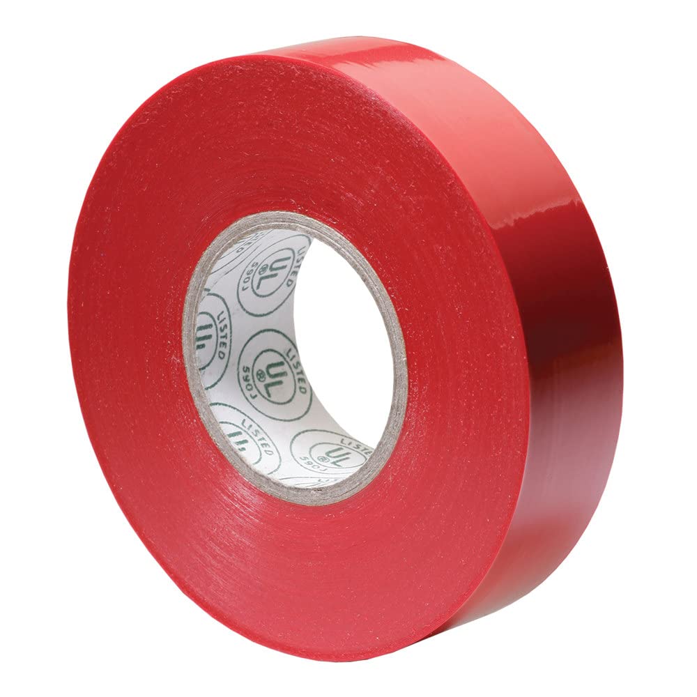 Ancor 336066 Electrical Tape, 3/4'' X 66' Red,WBHDWB01CZ2ZXIY
