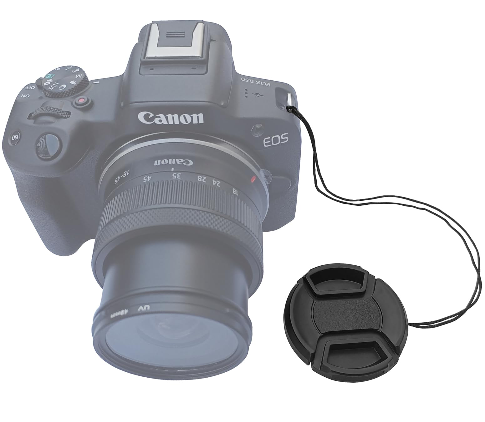 62Mm Lens Cap Cover Compatible For Sigma 258101 105Mm F2.8(Not For F1.4) Ex Makro Dg Os Hsm,105Mm F2.8 Ex Dg Os Hsm Macro,Huipux