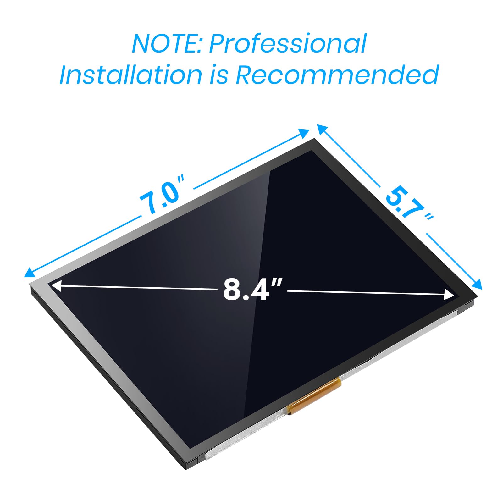 17 21 Replacement 8.4'' Uconnect 4C Uaq Lcd Monitor Touch Screen Radio Navigation New Oem Replacement Fit For Dodge Ram Jeep Chr