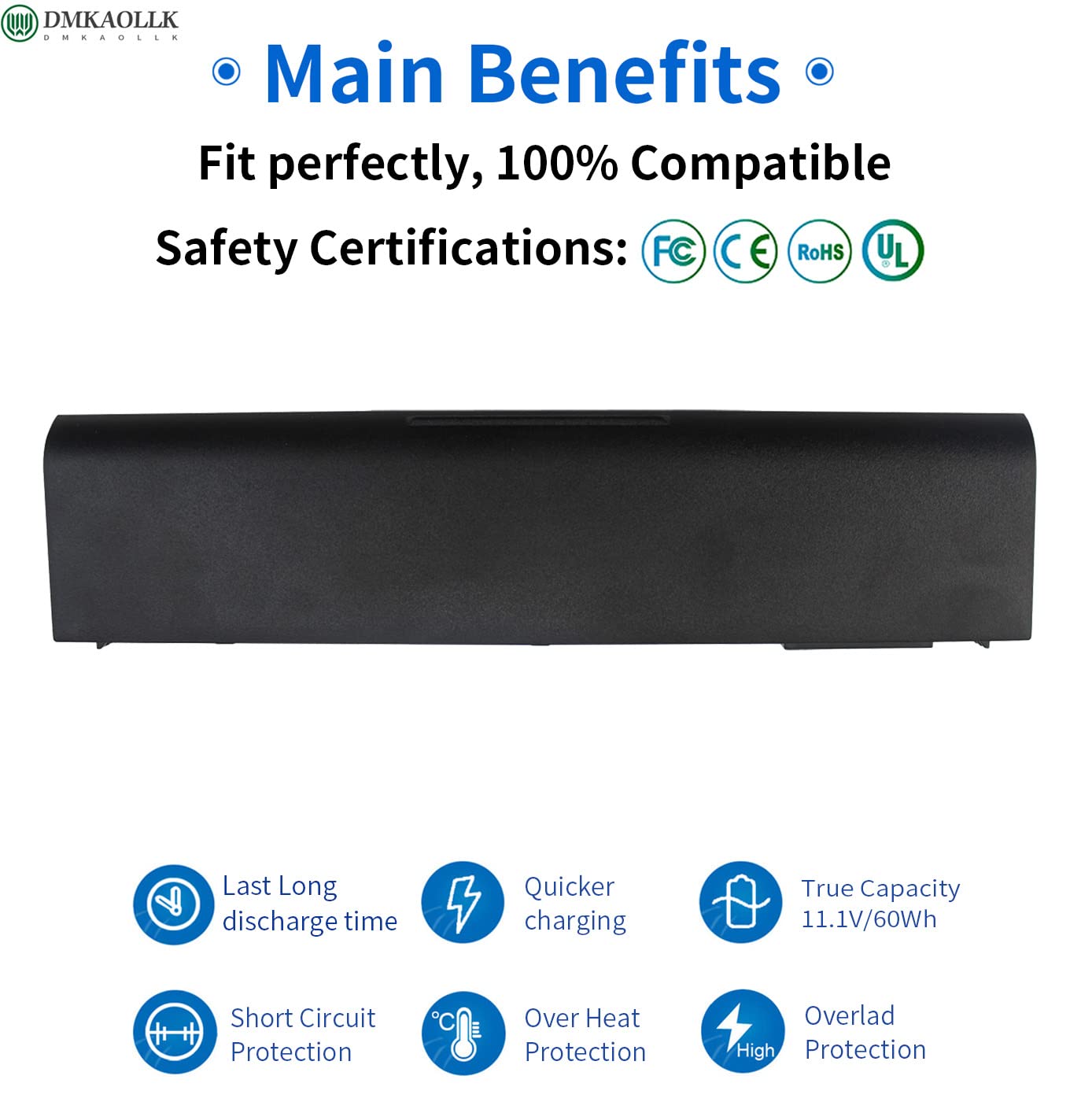 T54Fj 8858X M5Y0X E6420 E6430 Laptop Battery For Dell Latitude E5420 E5430 E5520 E5530 E6530 E6520 Inspiron 14R 4420 5420 15R 55