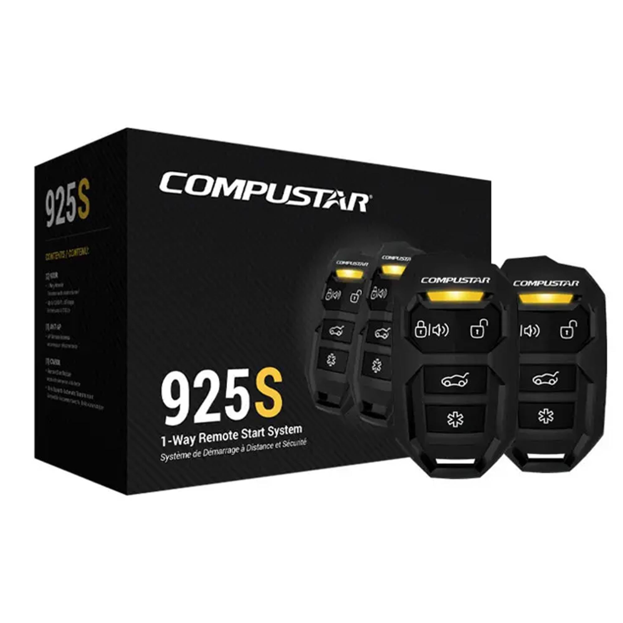 Compustar Cs925S 4 Button 1 Way Remote Start System (Up To 1500' Range)