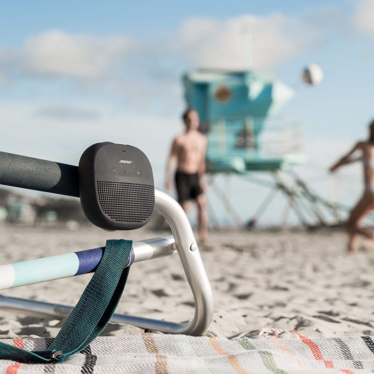 Bose Soundlink Micro Bluetooth Speaker: Small Portable Waterproof Speaker With Microphone, Black