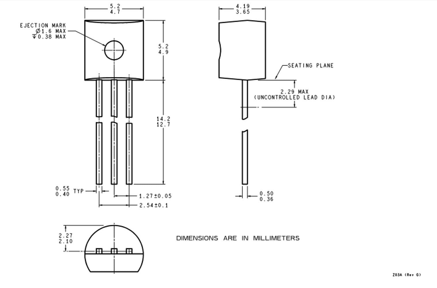 Bridgold 5Pcs Lm35Dz Lm35 Analogue Precision Centigrade Temperature Sensor Ic,To 92
