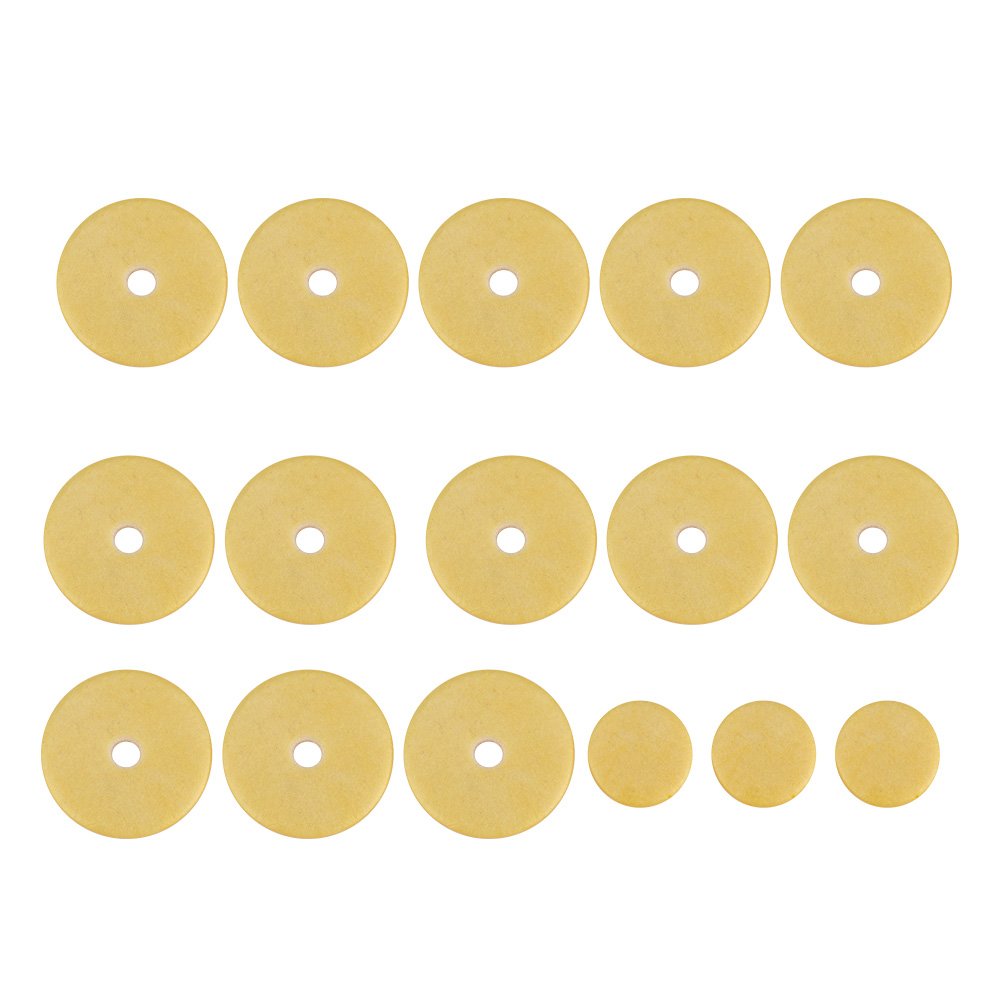 Flute Pad Set, 16 Pcs Flute Pads Set Replacement Accessories For Flutes Yellow