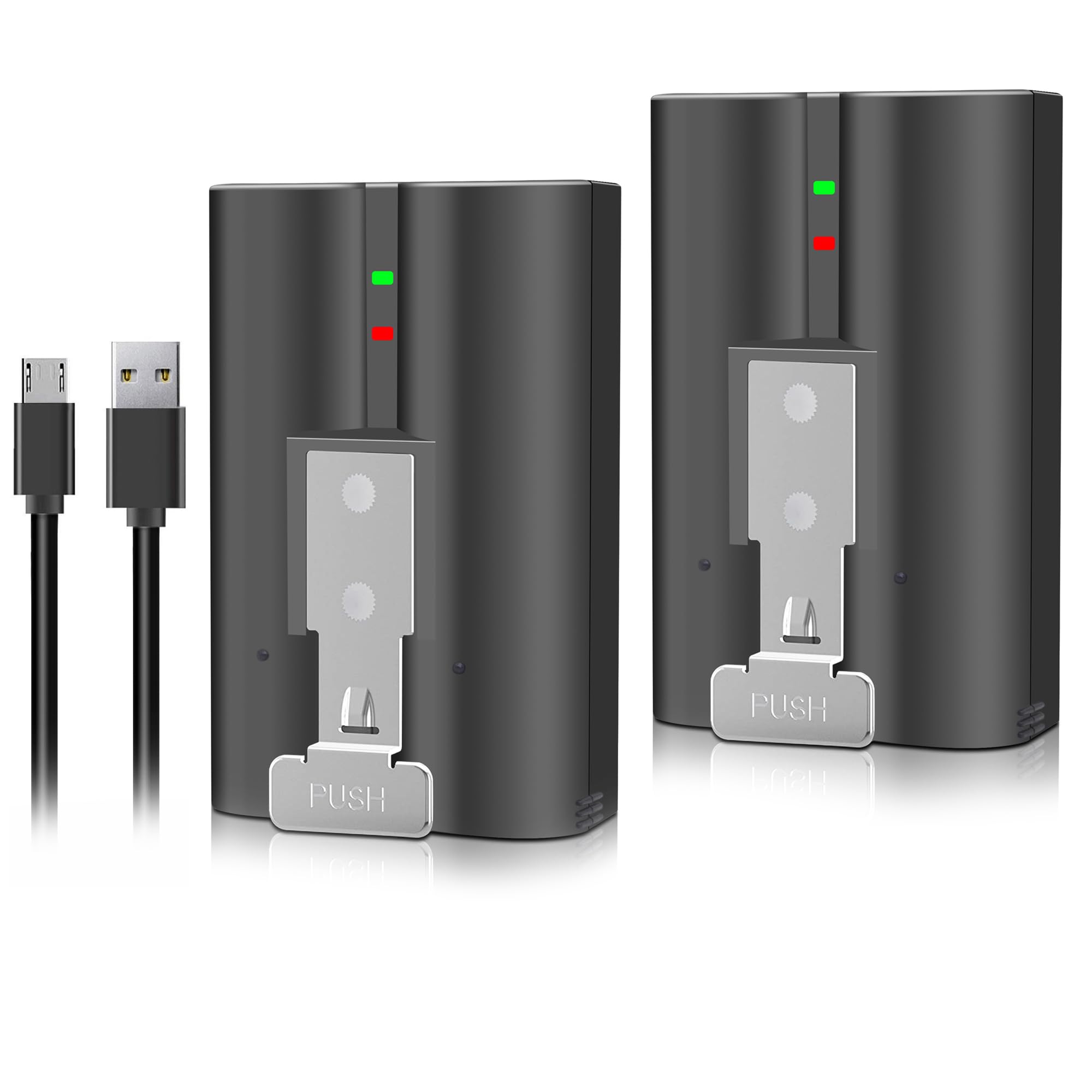 2 Pack Rechargeable V4 Battery 3.65V For Ring Doorbell Camera 1/2/3/4 /Usb Charging Station,Stick Up Cam Battery (2Nd & 3Rd Gen)