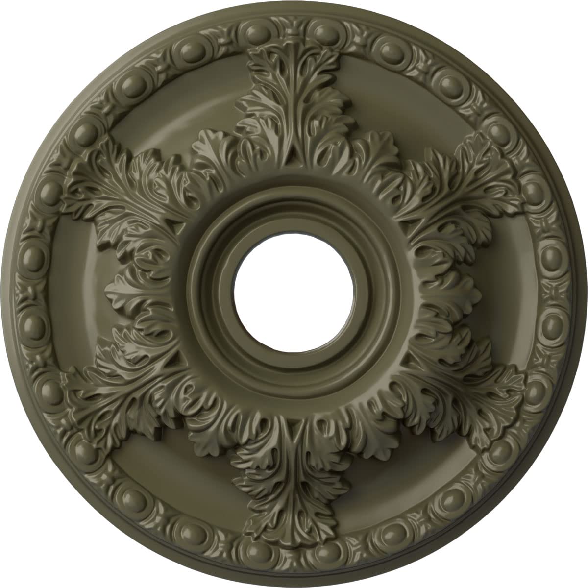Ekena Millwork CM18GAPTF Granada Ceiling Medallion, Painted Turtle