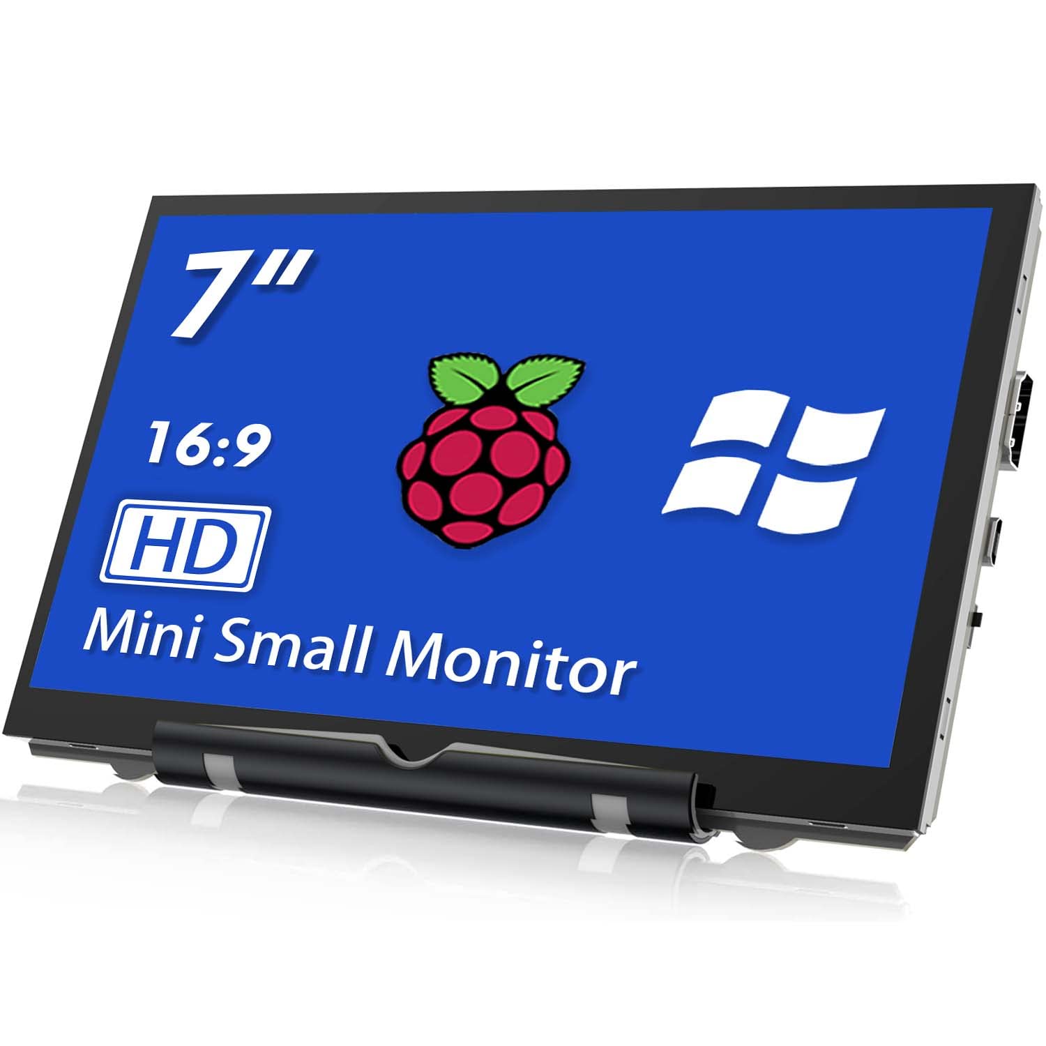 Hamtysan Raspberry Pi Screen 7 Inch Hdmi Monitor 800X480 Lcd Screen Display Mini Small Monitor For Raspberry Pi 4/3/2/Zero/B/B+
