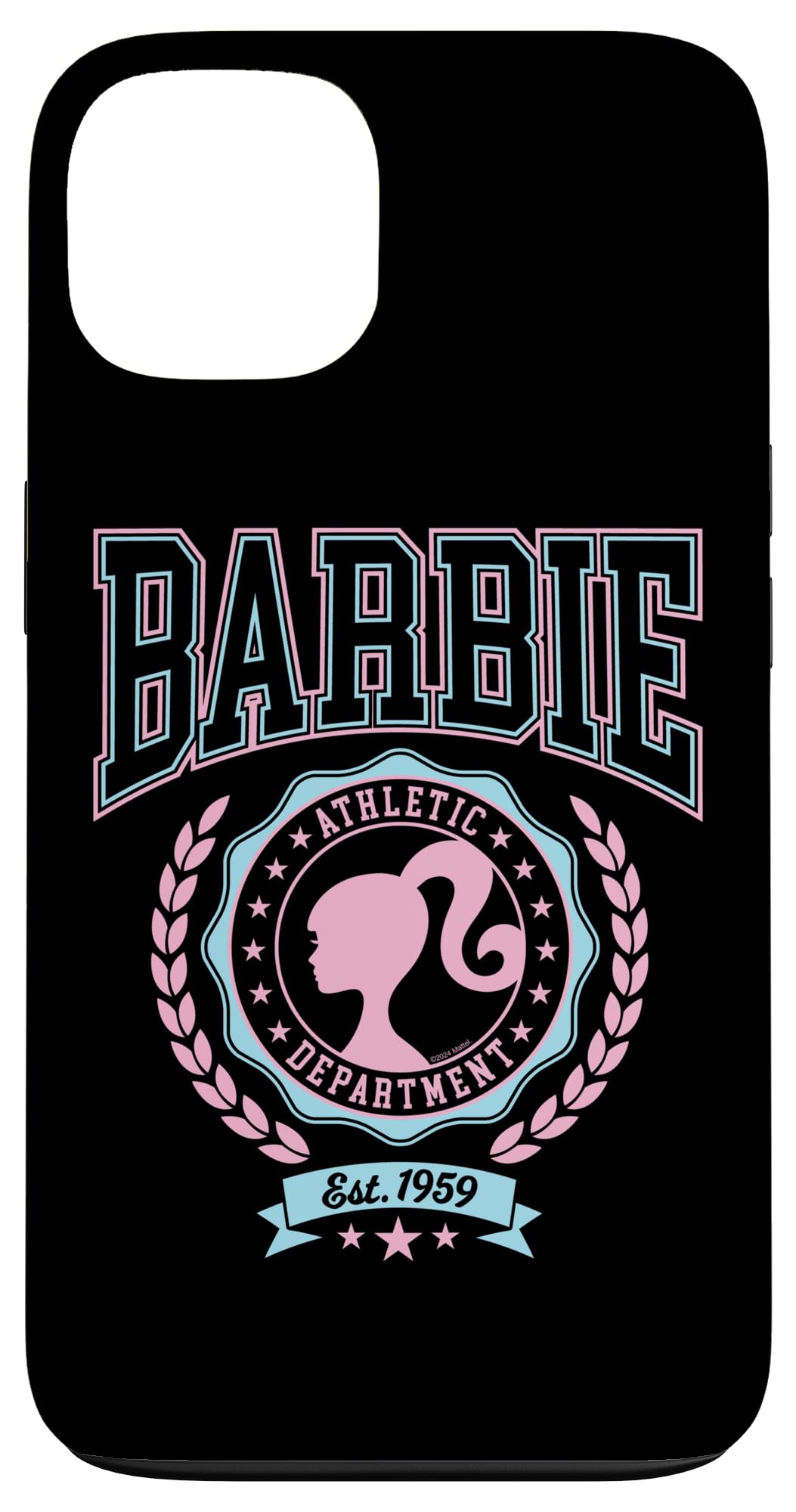 Iphone 13 Barbie   Varsity Athletic Department Silhouette Logo Case