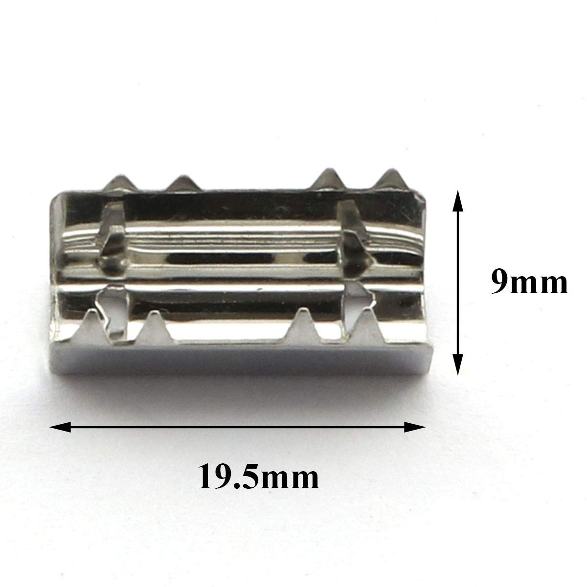 Heyous 12Pcs Open End Timing 3D Printer Belt Clamp Belts Clamp Open Belt Clip