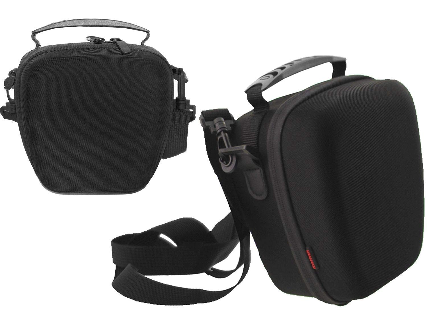 Navitech Black Rugged Hard Eva Protective Carry Case Compatible With Panasonic Lumix Dc G100 Mirrorless Camera