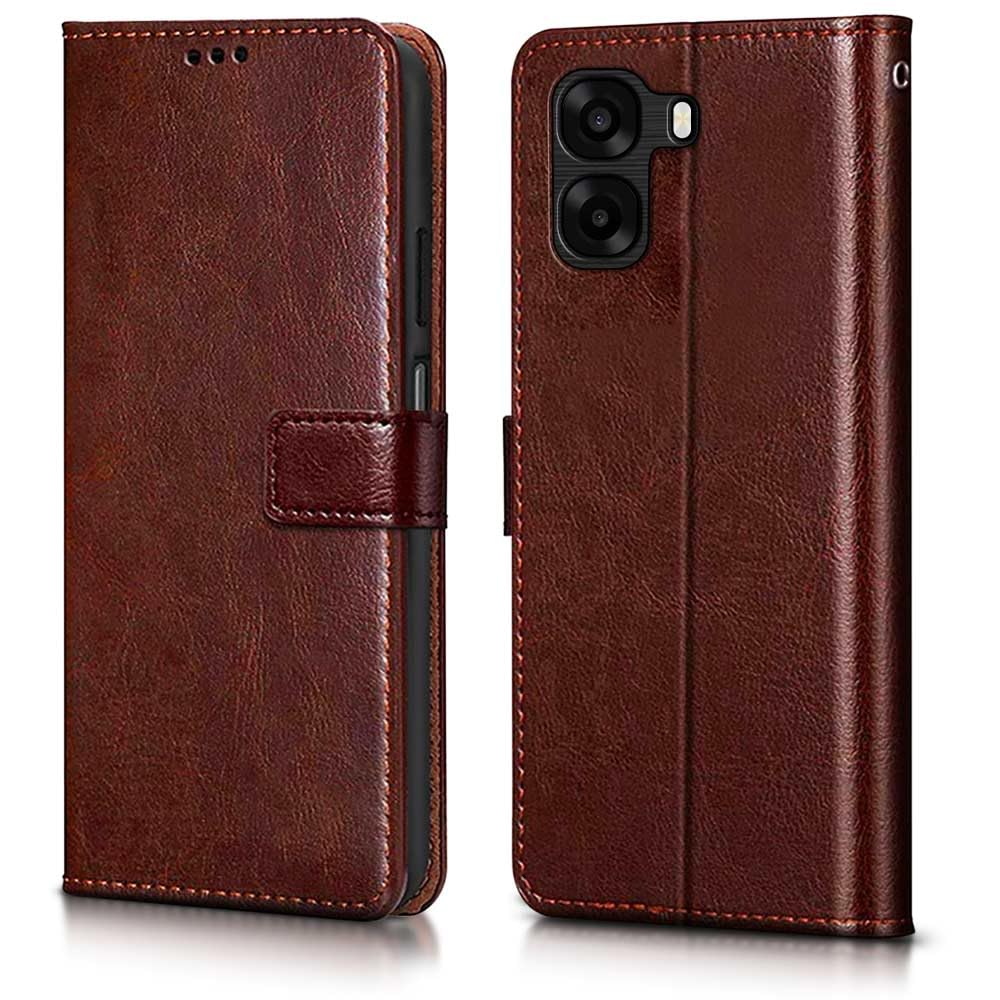 Wow Imagine Shock Proof Flip Cover Back Case Cover For Oppo K14X 5G | Oppo A6X | A6S 5G (Flexible | Leather Finish | Card Pocket