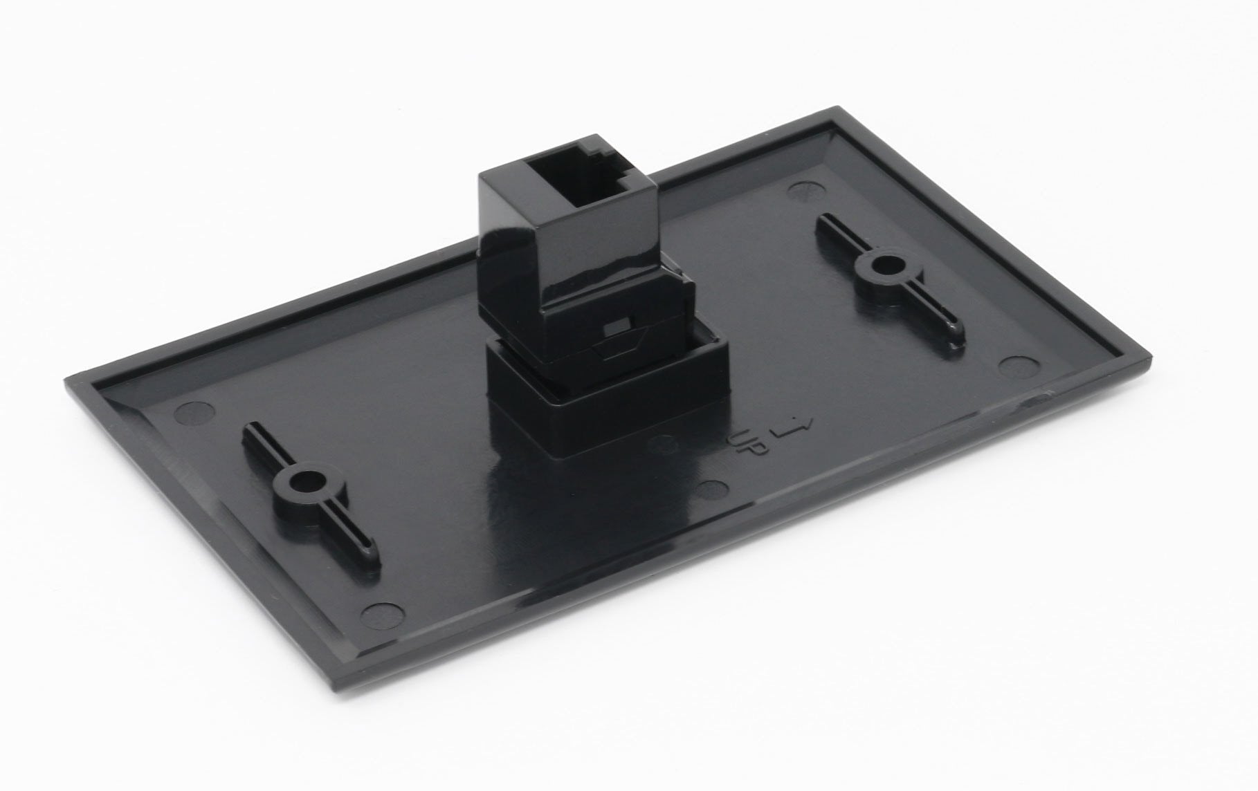Riteav 1 Gang 1 Port Cat6 Wall Plate   Black